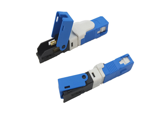Blue Or Green ESC250D Fiber Optic Components  Fiber Optic Quick Connector