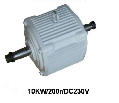 Horizontal Shaft Magnet PMG Generator 10KW 200 RPM AC230V  Three Phase AC