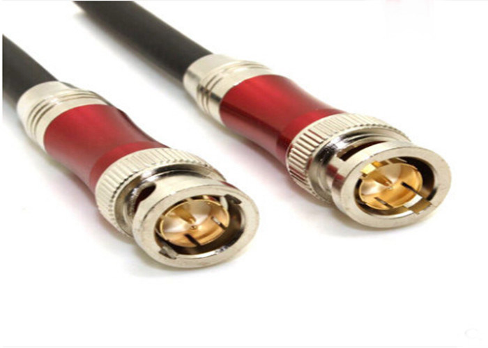 RG6 RG11 Coaxial Cable HD / SDI Male Compression BNC Connector OEM and ODM