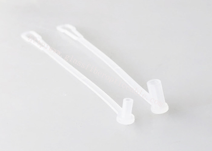 1m Length LC Dust Cap With Long Tail Cap For LC UPC Connectors Of Fiber