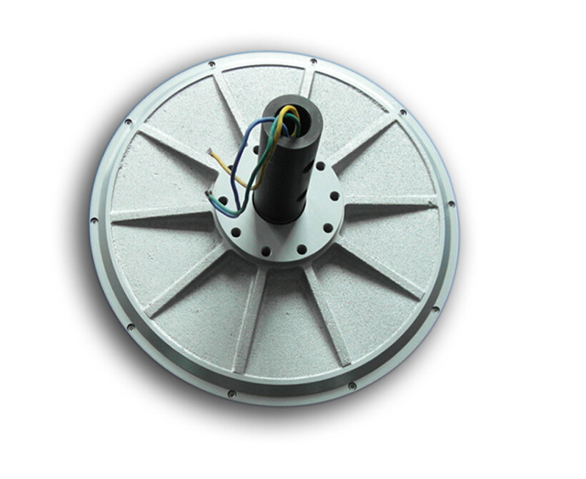 Low RPM Axial Flux Coreless 3kw 200VAC Permanent Generator Motor