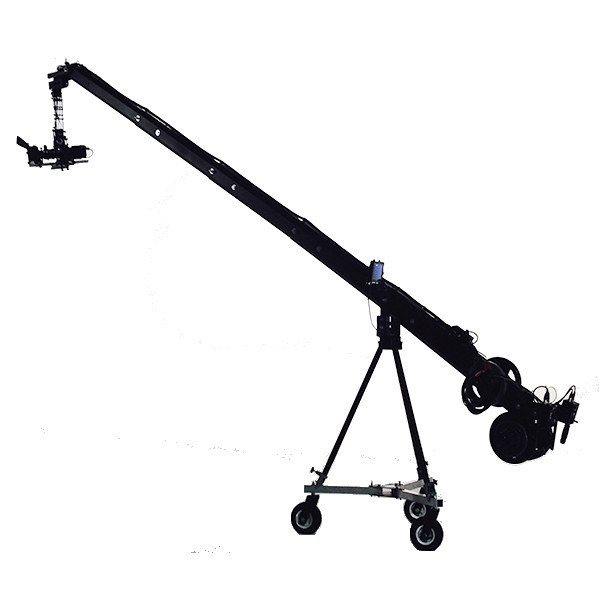 10m 2Axis Motorized Tilt Head Video Jimmy Camera Jib Crane triangle