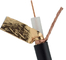 RG-11 Coaxial Cable 750hm Solid Bare Copper Conductor 1.63CCS+7.2FPE+AL FOIL+96S+10.3PVC  (24KG Per Roll)