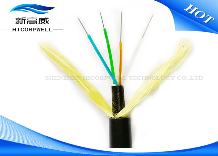 12 Core 24 Core Glass Fiber Optic Cable Hybrid Adss Aerial Sm Mm