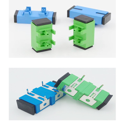 Press - Fit Elastic Iron SM SC UPC Adapter , IEC 60794 Fiber Fast Connector
