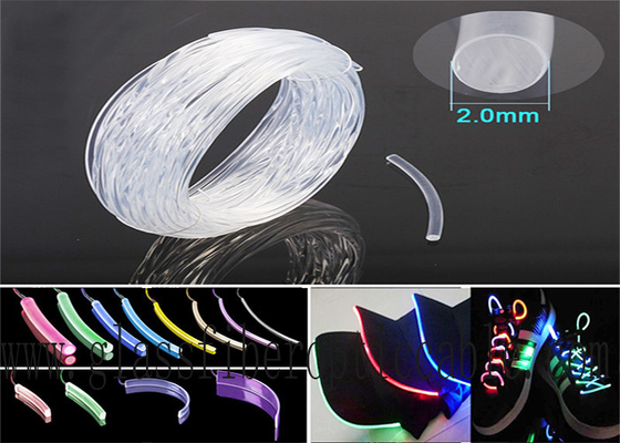 MMA Side Glow Lighting Fiber Optic Rgb Plastic Bare Optical Fiber