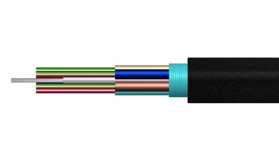 Stranded Loose Tube Light Glass Fiber Optic Cable For Communication