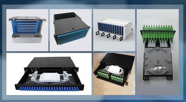 Industrial Fiber Termination Kits 24 ports 19 Inch Optical Fiber Patch ...