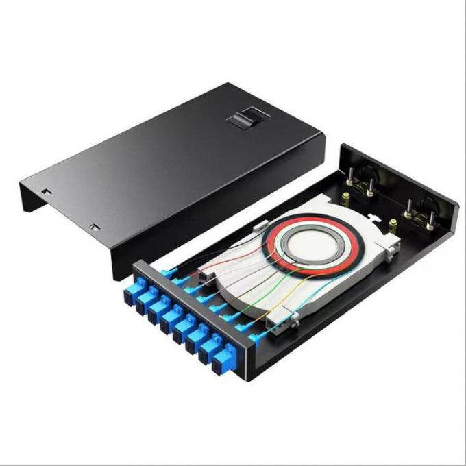 Matel 8 Port Fiber Patch Panel SC LC FC TYPE FTTH Fiber Optic Terminal Box