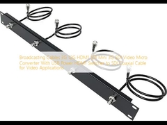 Broadcasting Cables 3G 12G HDM1 SDI Mini 3G SDI Video Micro Converter With USB Power HDM1 Switcher to SDI Coaxial Cable for Video Applications