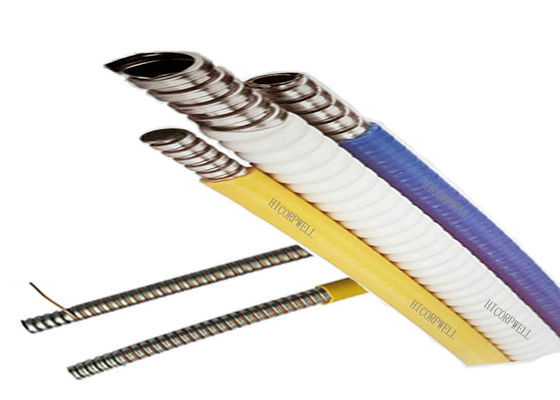Waterproof Fiber Optic Components Flexible Metal Conduit Protective ...