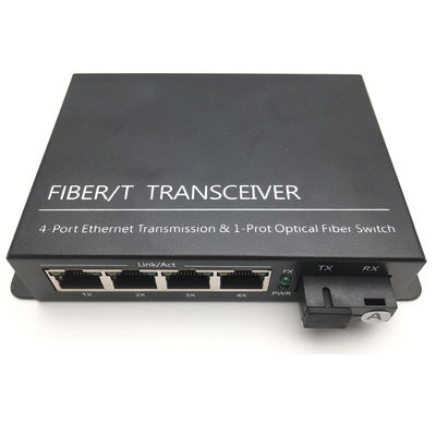 quality  SC 2 RJ45 Fiber Optic Transceiver 850nm 1310nm 1550nm Single Mode 10 / 100m factory