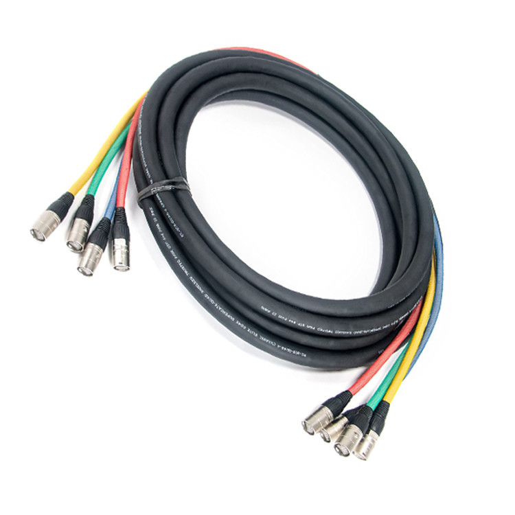CAT6 Tactical Cable Shielded Quad Cable with 2' Fantails on
