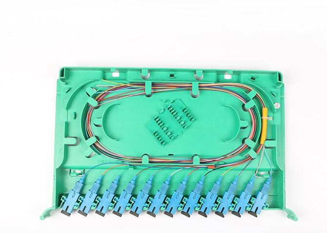 Fiber To The Home SC Fiber Termination Kits 19 Inch Optical Fiber Patch ...