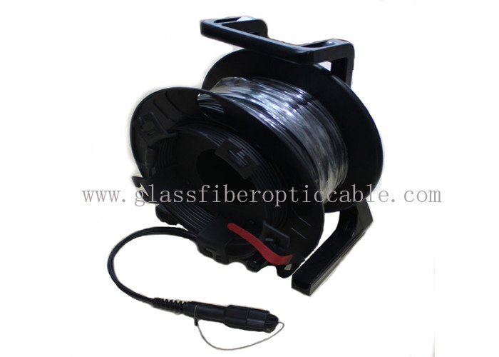 HDMI / SDI Media Convertor Fiber Optic Cable Reel With SM MM LC LC