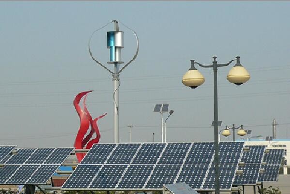 Off Grid Solar Wind Hybrid Power System 600W 48V Wind Turbine Magnetic ...