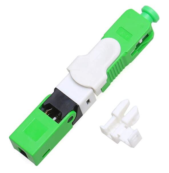 Bow Type Drop Cable SC APC Embedded Fiber Optic Components