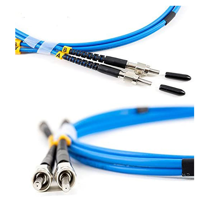 FTTH Blue Armored Fiber Patch Cable PVC SMA Simplex Duplex SM 30mm ...