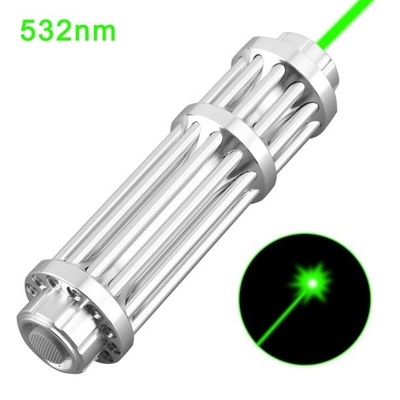 High Power Green 1MW 532nm Laser Pointer Militar Burning Beam Light