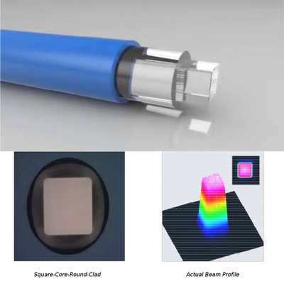 Square core fiber homogenization rectan 100um 150um 200um 400um 600um square fibers Round optical fibers