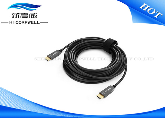High Definition Multimedia Interface Fiber Optic Hdmi Cable , OD 3.0mm * 5.0mm Long Hdmi Cable