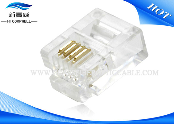 RJ45 Connector Ethernet LAN Cable 8p8c Cat5 / Cat5e UTP Connector High Performance