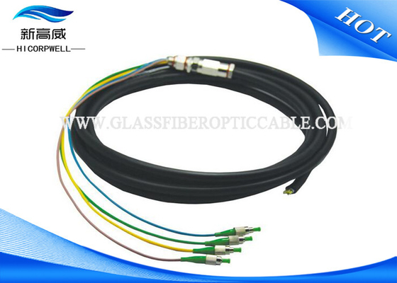 PE Jacketed OEM Fiber Optic Pigtail Low Insertion Loss With MTRJ / E2000 Connector