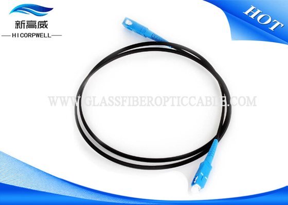 4 Core Fiber Optic Patch Cables Patch Cord PVC Low Smoke Zero Halogen Jacketed