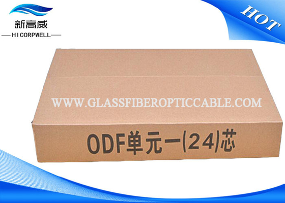 FC SC 24 Ports 19 Inch SC Fiber Patch Panel ODF With Cold Roll Steel Light Weight
