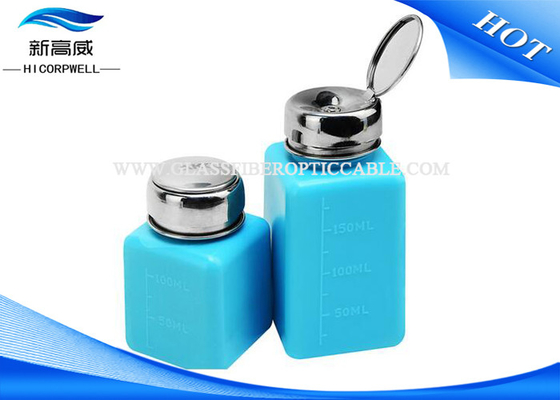 Blue 120ml 180ml Fiber Testing Tools Alcohol Dispenser Bottle 250ml HDPE
