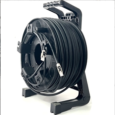 Stage Retractable 80M 100M Cat6 Cat5 Premade Cable Network Cable Winding Drum for Video Audio