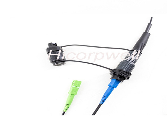 IP 67 Fiber Optic Patch Cables SM Male Female Connectors Mini SC Connector