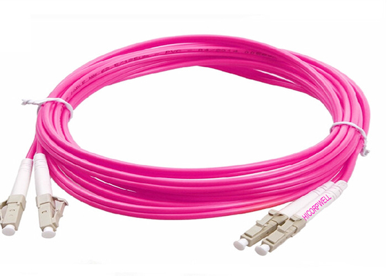 Trunk Multicore Fiber Optic Patch Cables LC / PC - FC / PC OM4 50/125um 8/12/24 Core