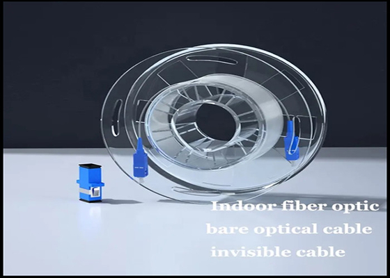 Indoor Bare Fiber 1KM 2KM 5KM 10KM G657A1 G657A2 invisible fiber bare optical cable fiber cabl lc