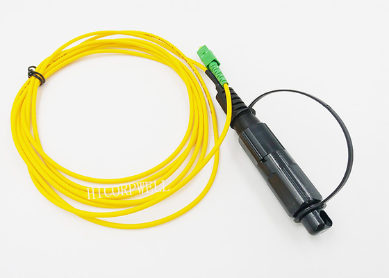 Waterproof  Mini SC Optitap Single Mode Fiber Patch Cables Customized Connectors