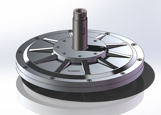0.3kW Low rpm ( 200rpm ) Low Torque Axial Flux Permanent Magnet Generator with Inner Rotor (shaft  rotation, shell fixed wires from the shell Permanent Magnet Generator Motor