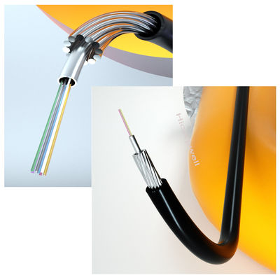 Fiber Optic 2 cores Teflon oil well high-temperature optical cables and high-temperature resistant  detection sensor temperature-measuring optical fibers for oil well sensing