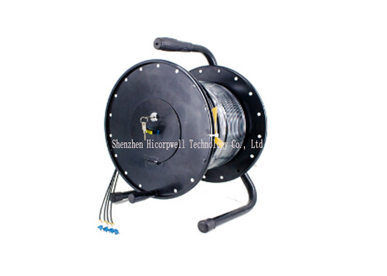 Portable Retractable Cable Reel For Various Tactical Communication FO Cable