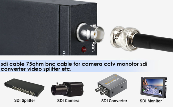 Mini 3G SDI Video Micro Converter with USB Power HDM1 Switcher Broadcasting Cables 3G 12G HDM1 SDI 4G