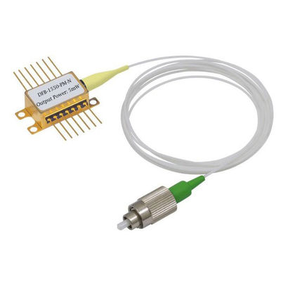 1550nm 5mW/10mW/20mW DFB Laser Diode with 14-Pin Butterfly SM/PM Fiber Pigtails for High-Precision Applications