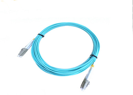 Blue FO Patch Cable OM3 1C 2C LSZH Length 20M 30M 50M Connector Type LC UPC