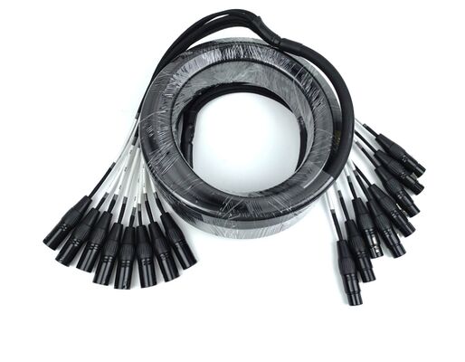 Audio LED Display Connection Signal 1Ch Cat6 5M-90M Black Easy to Move Network Cable RJ45-rj45 Ethercon Connector