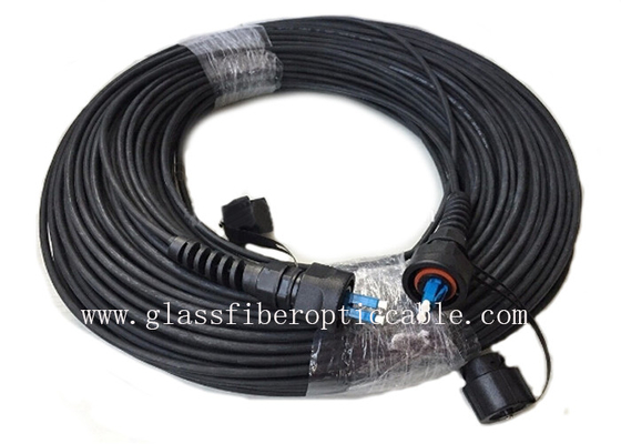ODVA LC Duplex CPRI Glass Fiber Optic Cable Waterproof RRU RRH 100m - 1000m