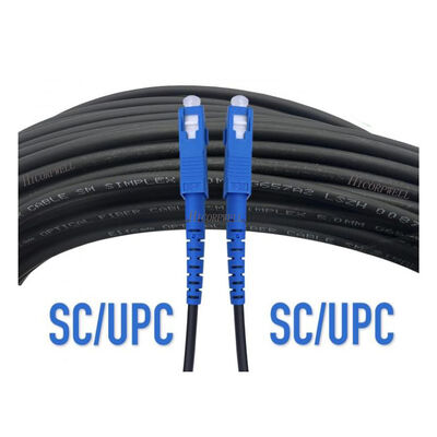 Durable Fiber Optic Patch Cables　SM sc upc outdoor patch cord for Communication Systems