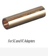fiber optic passive component　Phospeher Bronze Sleeve Fiber Optic Standard SC Fiber Optic Copper Sleeve fiber optic Sleeve