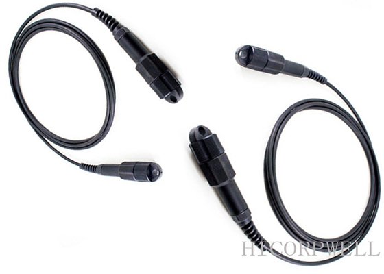 HDMI / SDI Media Convertor Fiber Optic Cable Reel With SM  MM LC - LC Protectors