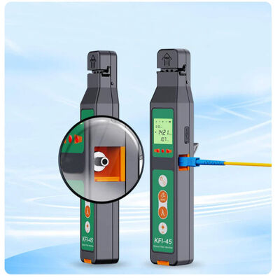 Factory Direct Supply KFI-45 Optical Cable Signal Direction Identifier Plastic Fiber Optic Identifier DC 12V Powered 1 Year