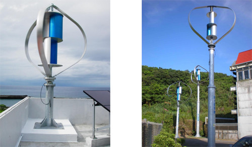 High Conversion Efficiency House Windmill Generator , Outdoor Rooftop Wind Power Generator