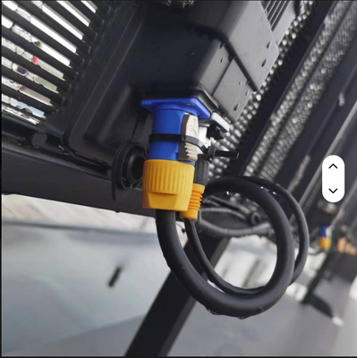 3P Power Connector Cable Combo Male/Female Powercon Stage Lighting Chassis Cable Yellow 3P PowerCon CE Approved IP65 Hot in Euro