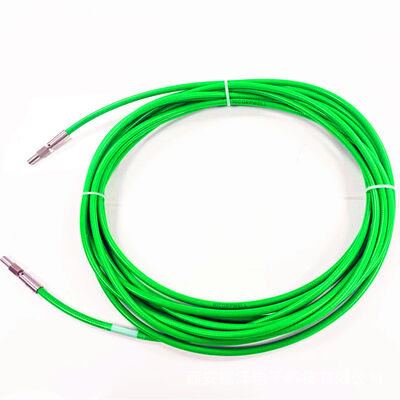 High Power D80 Laser Energy Fiber Armored Patch Cord High Temp Resistant